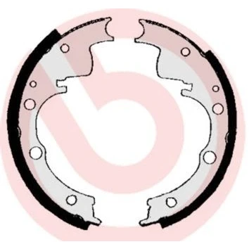 Billede af BREMBO S A6 502 Bremsebakker 254 70 IVECO: DAILY 2 Kasten/Kombi, Pritsche/Fahrgestell