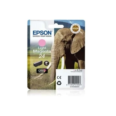Billede af Epson 24 lys magenta blækpatron 5,1ml C13T24264012 original