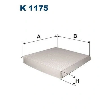 Billede af FILTRON K 1175 Kabinefilter Partikelfilter 240 197 30
