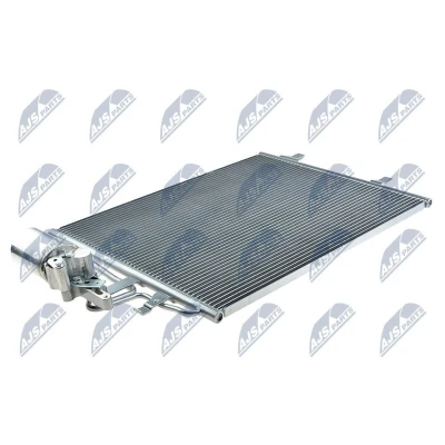 Billede af NTY CCS VV 002 Kondensator med tørrer Aluminium 620 VOLVO: V70 3, V60 I, XC60 I