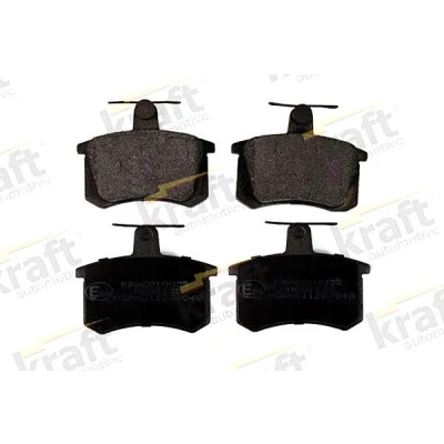 Billede af KRAFT 6010035 Bremseklodser bagaksel AUDI: 80 B4 Sedan, Avant, A8 D2, VOLKSWAGEN: Scirocco II, ALFA ROMEO: 164