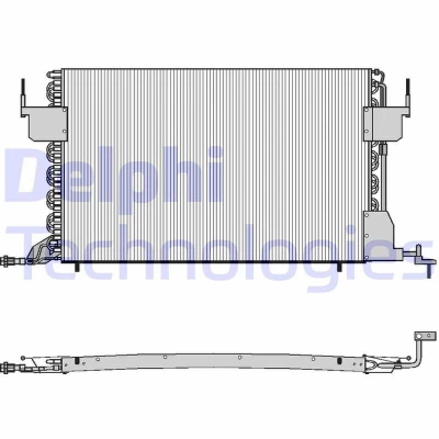 Billede af DELPHI TSP0225021 Kondensator uden tørrer 14 CITROËN: Berlingo / First I