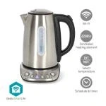 Billede af SmartLife Elkedel Wi Fi 1.7 l Rustfrit stål 70,80,90,100 C Temperaturindikator Drejelig 360 grader Skjult varmeelement Strix® controller Android / IOS