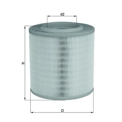Billede af MAHLE ORIGINAL LX 3143 Luftfilter 185,0 175,0 Filterindsats