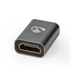 Billede af HDMI Adapter Hun / Input udgang Guldplateret Lige Aluminium Metal 1 stk. Cover Window Box