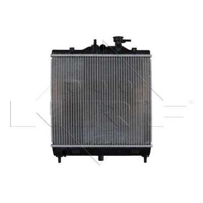 Billede af NRF 53489 Radiator Aluminium 398 355 17 med monteringsdele Loddet køleripper KIA: Picanto I