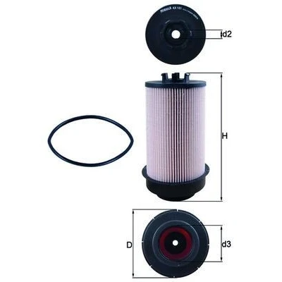 Billede af MAHLE ORIGINAL KX 181D Brændstoffilter Filterindsats