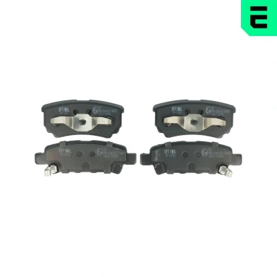 Billede af OPTIMAL BP 12356 Bremseklodser bagaksel med akustisk advarsel for slid MITSUBISHI: Lancer 7, 8 Limousine, OUTLANDER 3