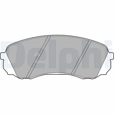 Billede af DELPHI LP2094 Bremseklodser med akustisk advarsel for slid anti knirke plade uden tilbehør KIA: CARNIVAL / GRAND 3, HYUNDAI: H 1 Cargo