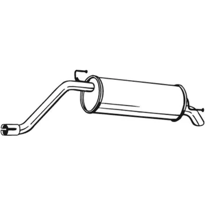 Billede af BOSAL 148 143 Lydpotte FIAT: Grande Punto Hatchback, Evo III Hatchback