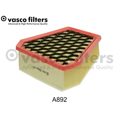 Billede af DAVID VASCO A892 Luftfilter 89mm 257mm 232mm asymmetrisk Filterindsats med forfilter FIAT: Ducato III Ladvogn / Chassis, Van
