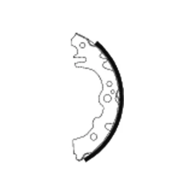 Billede af TEXTAR 91068000 Bremsebakker 165mm 28mm uden håndbremsegreb