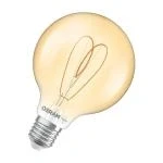 Billede af OSRAM LED Vintage G95 E27 8W 922 Heart Filament guld dæmpbar