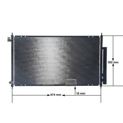 Billede af MAHLE ORIGINAL AC 467 001S Kondensator med tørrer 656