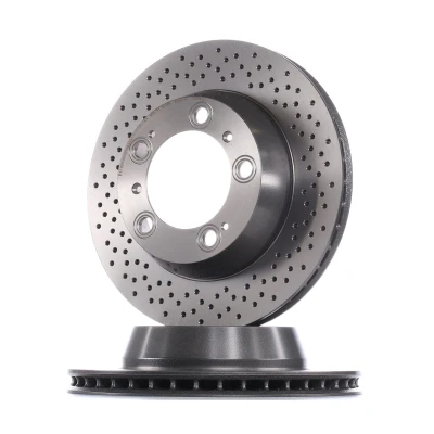 Billede af BREMBO COATED DISC LINE 09.8890.21 Bremseskiver 299 24 5 perforeret/indv. ventileret coatet højkarboniseret PORSCHE: Cayman, Boxster