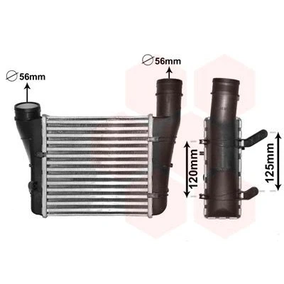 Billede af VAN WEZEL 03004221 Intercooler AUDI: A4 B6 Avant