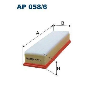Billede af FILTRON AP 058/6 Luftfilter 65 102 354 Filterindsats PEUGEOT: 307 Hatchback, SW, Stationcar, CITROËN: C4 I Coupe