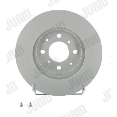 Billede af JURID 561630JC Bremseskiver 262 21 4 100 ventileret coatet med skruer HONDA: JAZZ 3, CIVIC 6 Hatchback, 4, ROVER: 200 Coupe, 400 Tourer