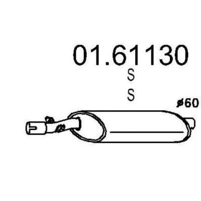 Billede af MTS 01.61130 Lydpotte 810mm