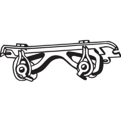 Billede af BOSAL 255 417 Gummibånd, udstødningssystem FIAT: BRAVO 2