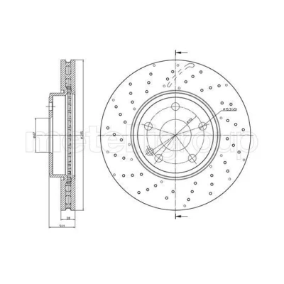 Billede af Bremseskive METELLI 23 1489FC