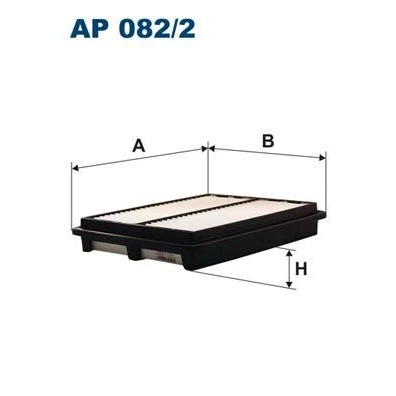 Billede af FILTRON AP 082/2 Luftfilter 40 203 247 Filterindsats CHEVROLET: Nubira Sedan