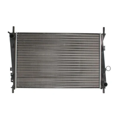 Billede af THERMOTEC D7J001TT Radiator Aluminium, plastik til køretøjer med/uden klimaanlæg 620 415 34 Manuelt/automatisk gear Mekanisk fuget køleripper