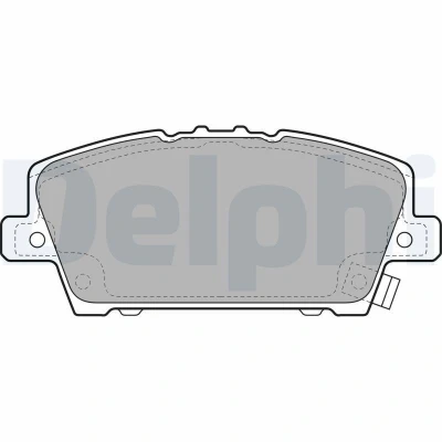 Billede af DELPHI LP1970 Bremseklodser med akustisk advarsel for slid anti knirke plade tilbehør HONDA: CIVIC 8 Hatchback