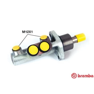 Billede af BREMBO M 24 004 Bremsehovedcylinder 23,81 Støbejern 12 x 1 (2) VOLKSWAGEN: TRANSPORTER 4, 4 Bus