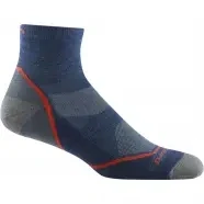 Billede af Darn Tough Light Hiker 1/4 Lightweight With Cushion Denim XL - Strømper Str L