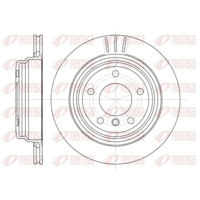 Billede af REMSA 6588.10 Bremseskiver bagaksel 298, 298 20 5 ventileret BMW: Sedan, 3 Coupe, Touring