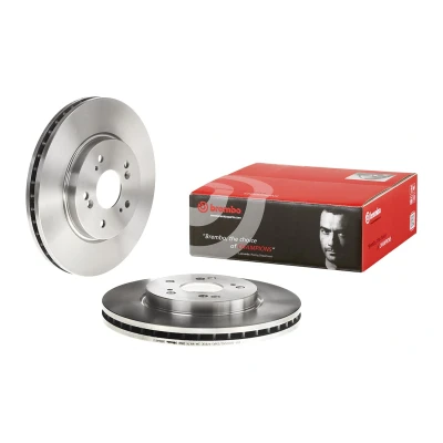 Billede af BREMBO 09.B648.10 Bremseskiver 296 28 5 indvendigt ventileret med skruer HONDA: CR V 3, 4
