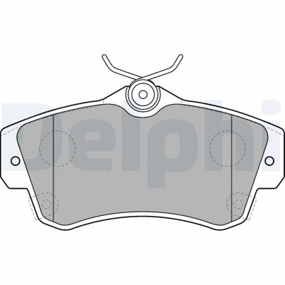 Billede af DELPHI LP1522 Bremseklodser med akustisk advarsel for slid anti knirke plade tilbehør CHRYSLER: PT Cruiser Stationcar