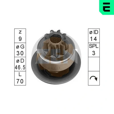 Billede af ERA ZN0713 Friløbsgear, starter