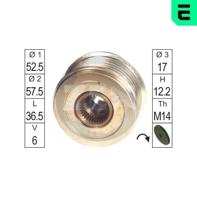 Billede af ERA ZN5572 Friløbskobling
