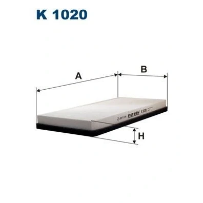 Billede af FILTRON K 1020 Kabinefilter Partikelfilter 324 163 31 PEUGEOT: 406 Sedan, Stationcar, PORSCHE: 911 Cabriolet, Coupe
