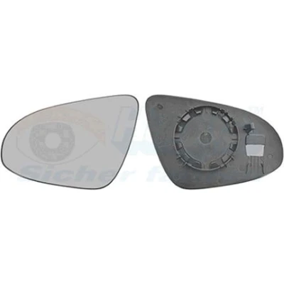 Billede af VAN WEZEL 0919831 Spejlglas venstre TOYOTA: Aygo, CITROËN: C1 II, PEUGEOT: 108 Hatchback