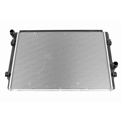 Billede af VEMO V10 60 0054 Radiator Aluminium 650 433 32 uden ramme Loddet køleripper VOLKSWAGEN: Golf 7, Touran II, Tiguan AUDI: A3 Sportback, Cabriolet