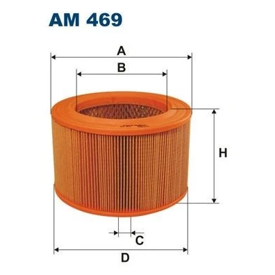Billede af FILTRON AM 469 Luftfilter 113 178 Filterindsats SUZUKI: Samurai SUV