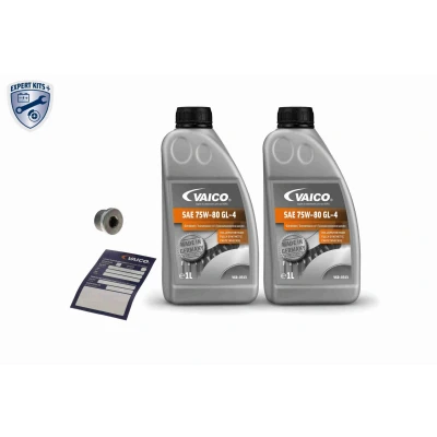 Billede af VAICO V10 5582 SP2 Delesæt, olieskift automatgearkasse med olieaftapningsskrue uden filter, oliemængde for standardolieskift VOLKSWAGEN: GOLF 6