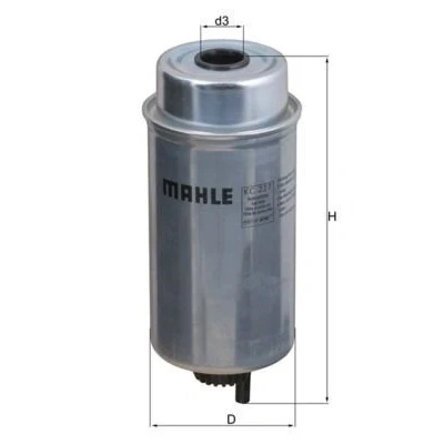 Billede af MAHLE ORIGINAL KC 227 Brændstoffilter Påskruet filter