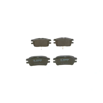 Billede af BOSCH 0 986 494 212 Bremseklodser Low Metallic med anti knirke plade, monteringsvejledning TOYOTA: Previa / Estima II