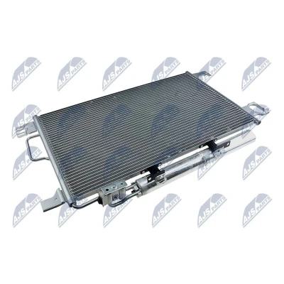 Billede af NTY CCS ME 021 Kondensator med tørrer Aluminium 630mm R134a MERCEDES BENZ: CLK Cabriolet, C klasse T modell, Coupe