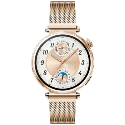 Billede af Huawei Watch GT 5 41mm Guld (Guld Milanesisk Rem)