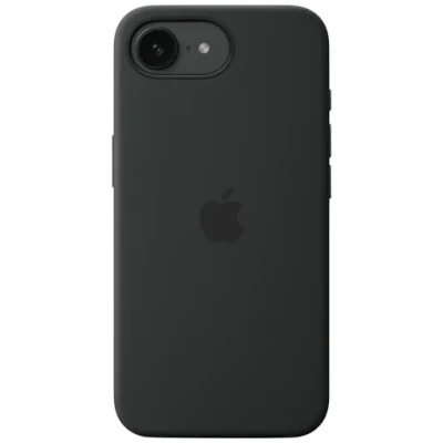 Billede af Apple Silikone Back Cover Sort iPhone 16e