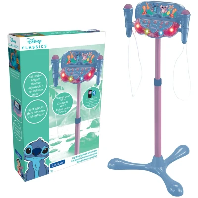 Billede af Disney Lilo and Stitch Justerbart Karaoke stativ med 2 Mikrofoner