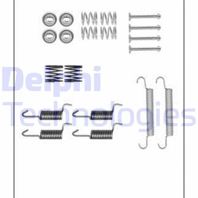 Billede af DELPHI LY1386 Tilbehørssæt, parkeringsbremsebakker HYUNDAI: i20 I Hatchback, Getz, SONATA 4