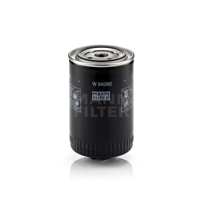 Billede af MANN filter W 940/66 Oliefilter 3/4 16 UNF med en returløbs stop ventil Påskruet AUDI: A4 B7 Avant, B6 B8 Sedan