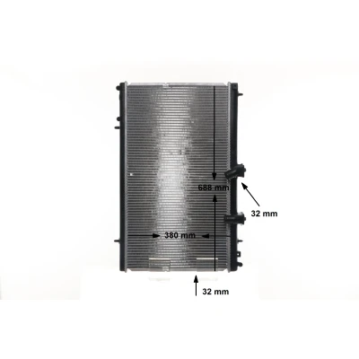 Billede af MAHLE ORIGINAL CR 802 000S Radiator 688 380 32 Loddet køleripper CITROËN: C8, C5 III Stationcar, 3