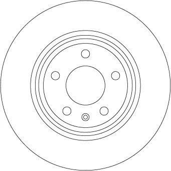Billede af TRW Bremseskive AUDI: A4 B9 Avant, Sedan, A5 Sportback 12mm 5 112mm fuldstændigt lakeret DF6981S 80A615601B,8W0615601C,8W0615601H